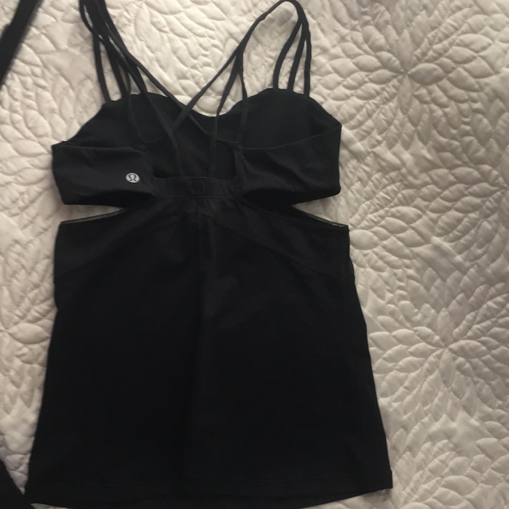 Lululemon Exquisite Tank built in bra black - Picture 11 of 16